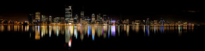 Perth City Skyline photography